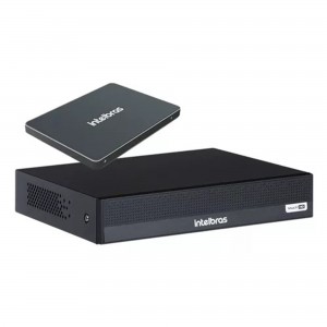 Gravador Digital de Vídeo DVR MHDX 1108-C / HD 512GB  Com 08 Canais Multi HD - Intelbras