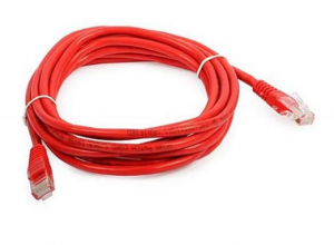 Patch Cord Cat5E 2,5m U/UTP vermelho FCS Multilan - Furukawa