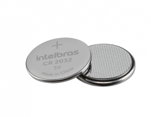 Bateria não-recarregável lítio 3v CR 2032 - Intelbras