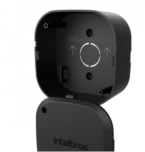 Caixa plastica de passagem vbox 1100 black - Intelbras 