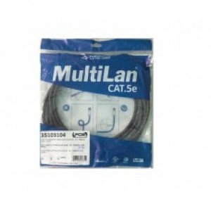 Patch Cord Cat.5e 2,5 M Preto Multilan - Furukawa 