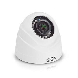 Câmera Dome Plas. 720p Ir 30m 1/4 2.6mm Gs0460 Giga Security