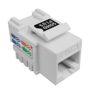 Keystone RJ45 CAT.6 Branco SohoPlus