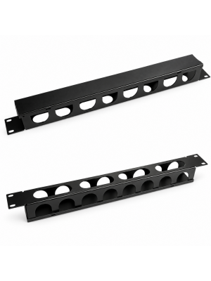Guia de Cabos Fechado 2U Preto para Rack - TRIUNFO